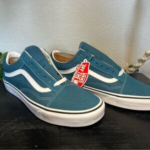 Vans teal sneakers